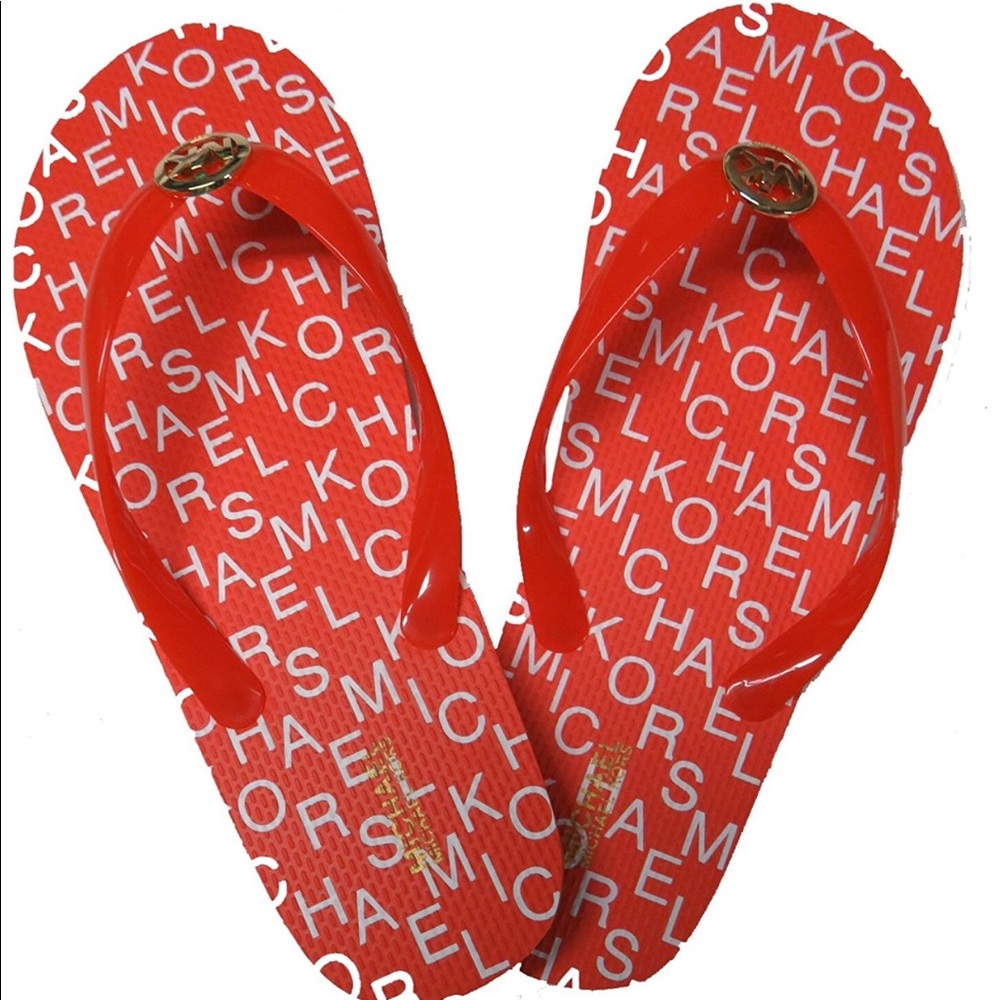 Size 10 Michael Kors Mandarin Flip Flops